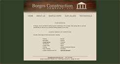 Desktop Screenshot of borgesconstruction.com